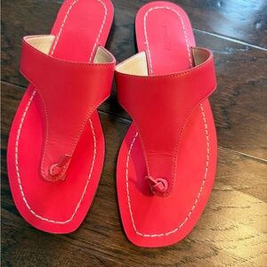 J.Crew Red Women Sandals